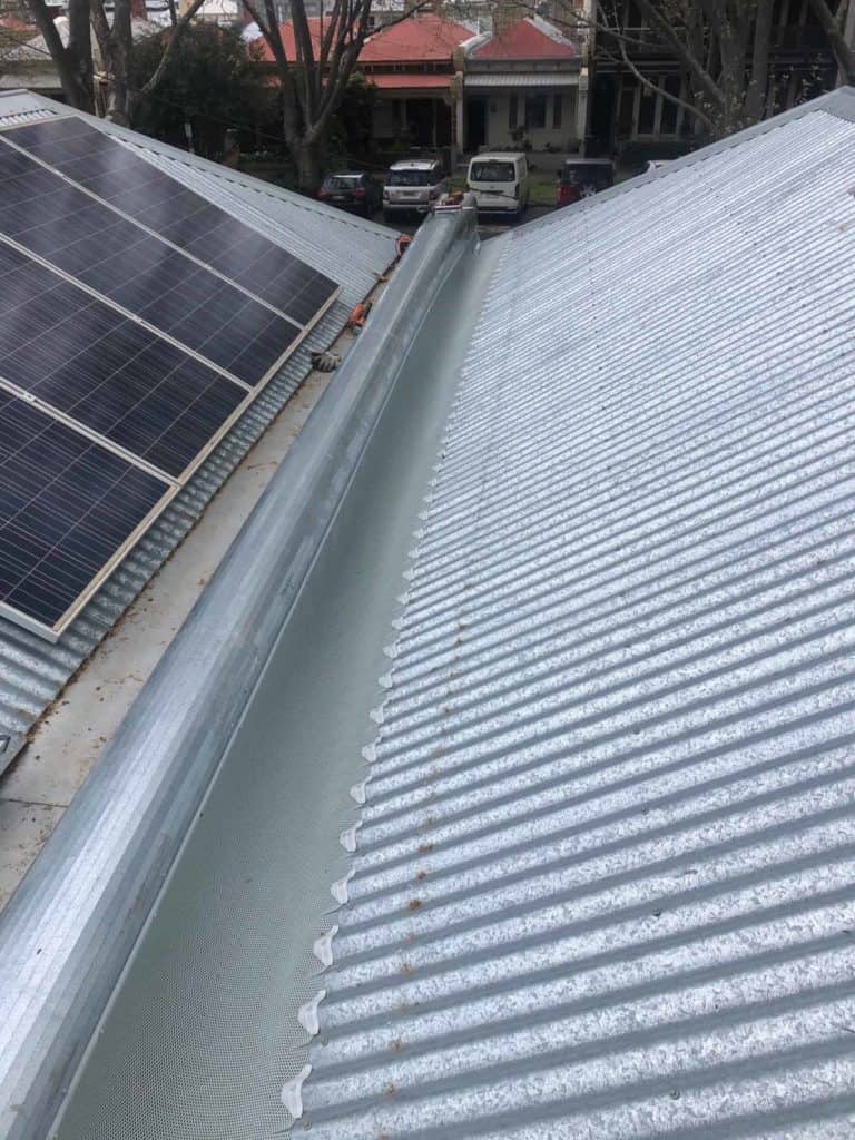Gutter Guard for metal roof