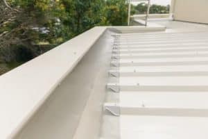Gutter guard installation completed
