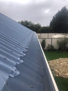 Gutter Mesh Completed Installation