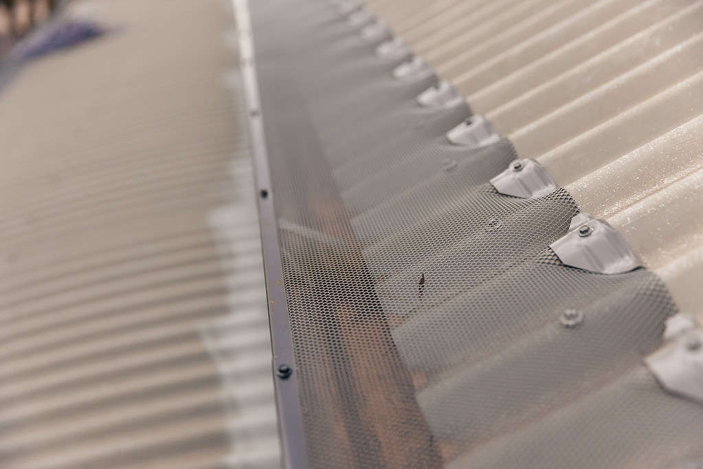 corrugated roof gutter guard