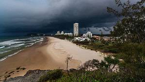 rainfall on Gold Coast